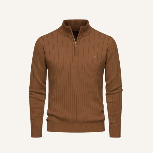 Men's High-Neck Sweater with Zipper – Verri