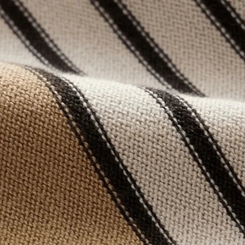 Men's Striped Knit Polo Shirt – Montelle