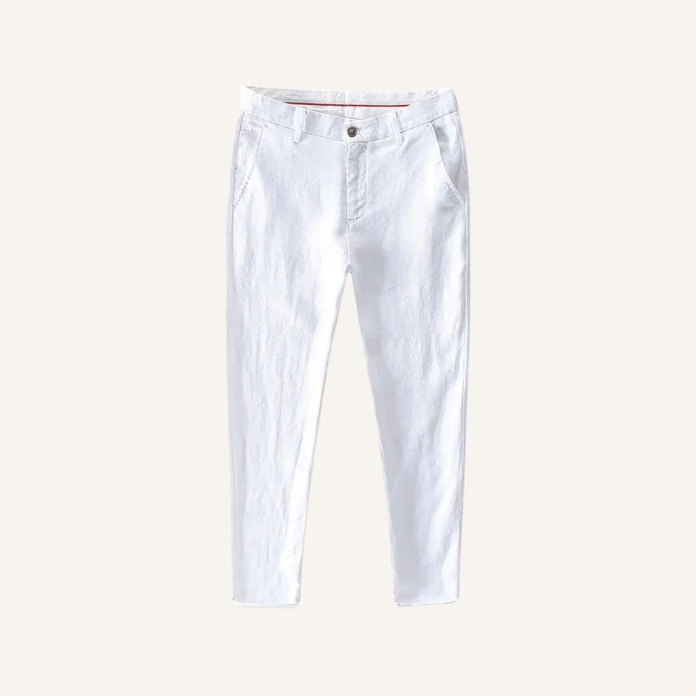 Men's Linen Pants – Bianco