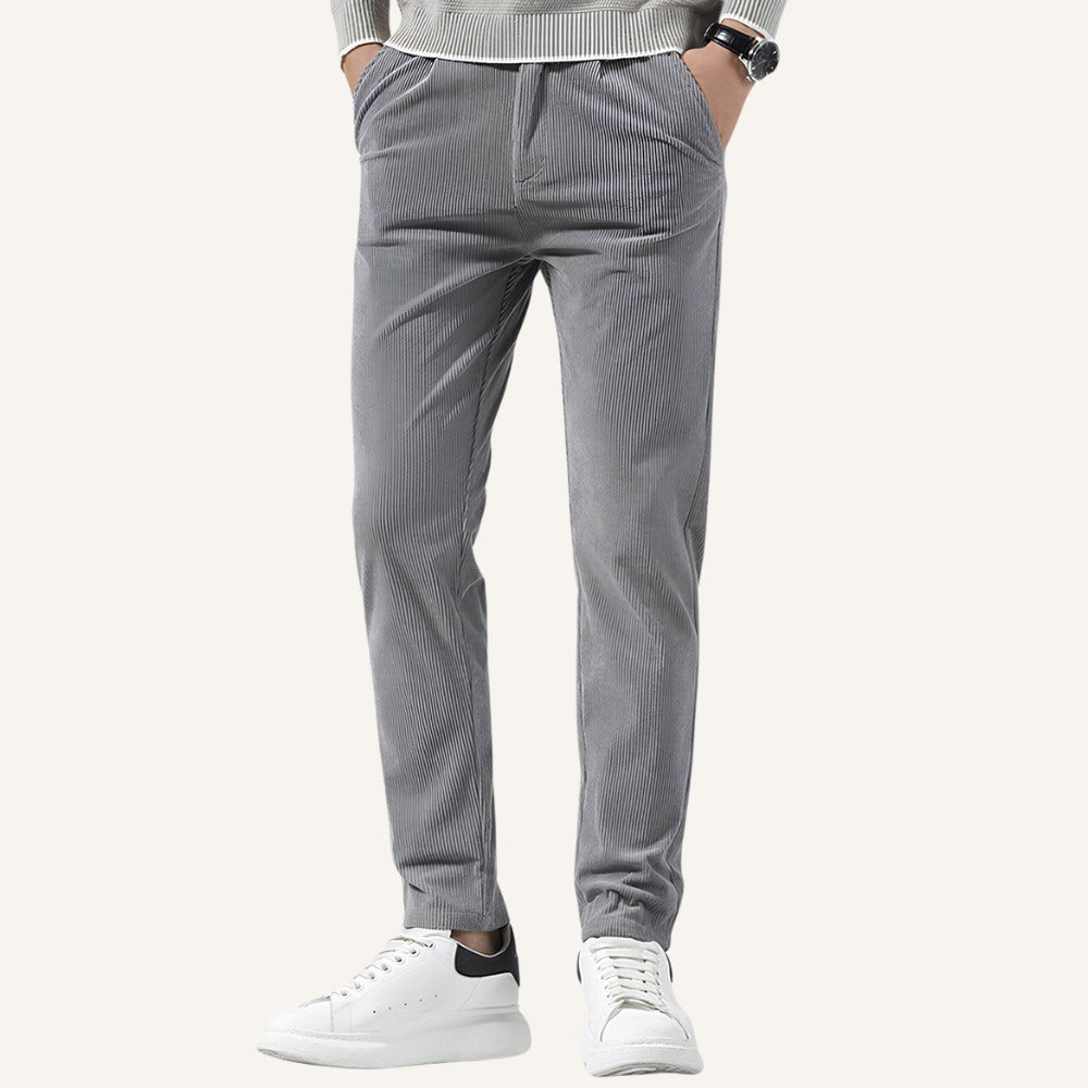Men's Velvet Slim Fit Pants – Versailles