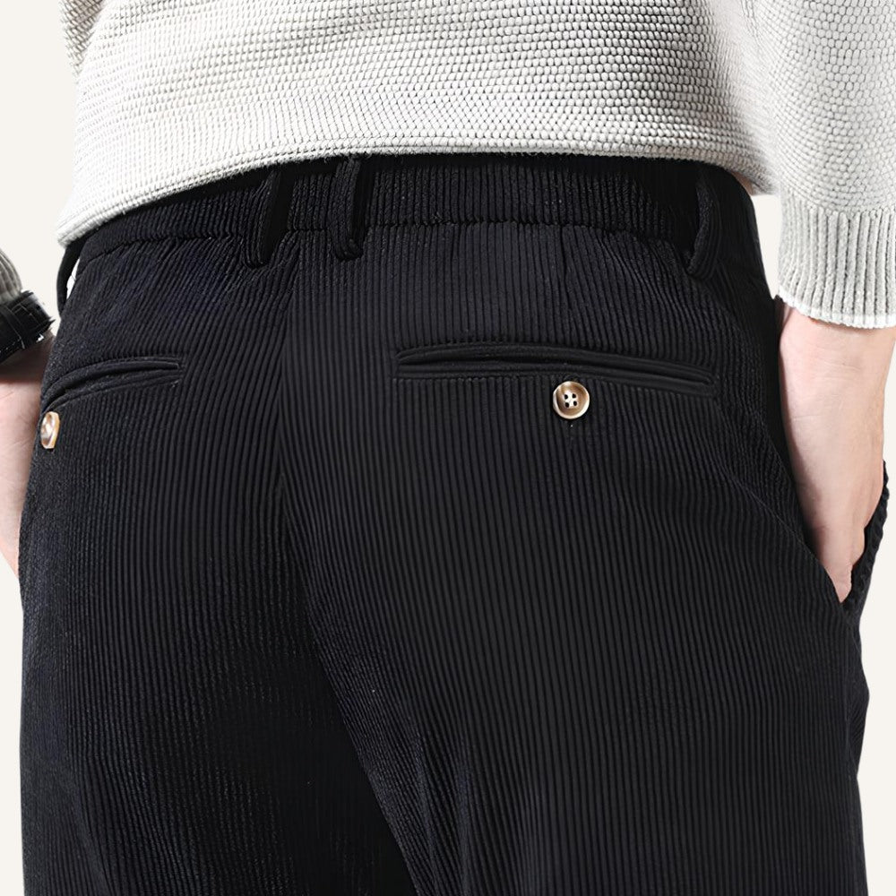 Men's Velvet Slim Fit Pants – Versailles