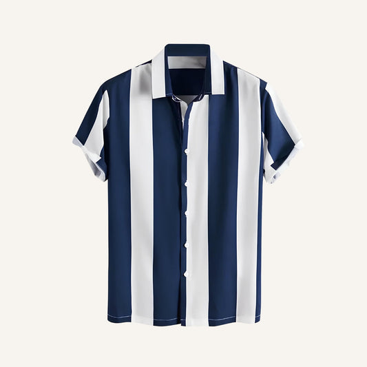 Men's Blue Striped Shirt Verza