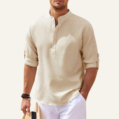 Men's Striped Linen Shirt – Old Money Ascot