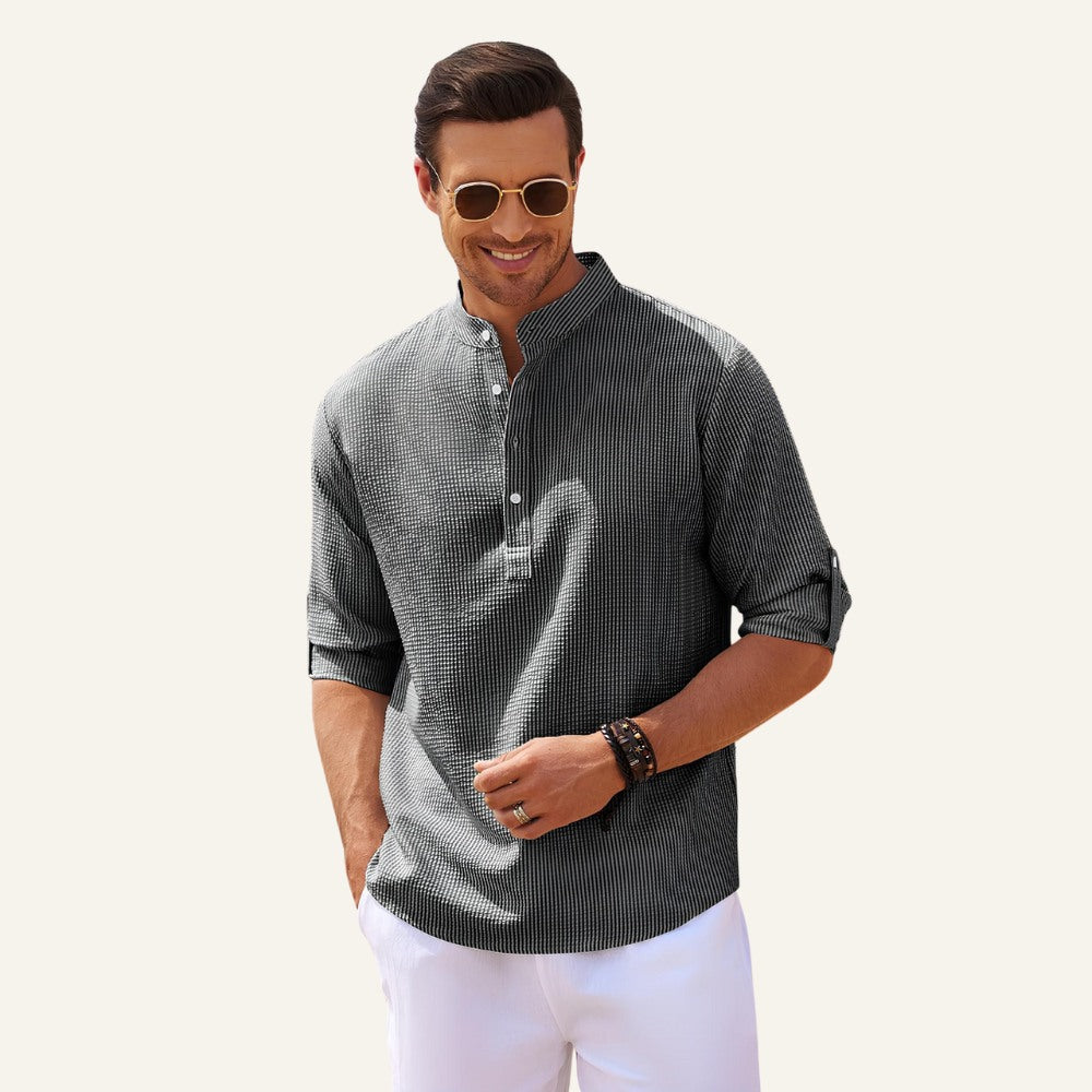 Men's Striped Linen Shirt – Old Money Ascot