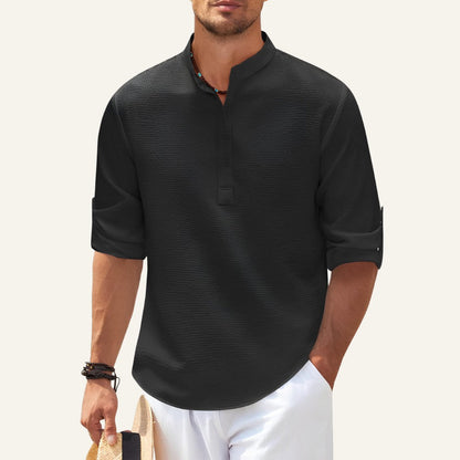 Men's Striped Linen Shirt – Old Money Ascot
