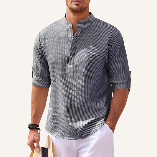 Men's Striped Linen Shirt – Old Money Ascot