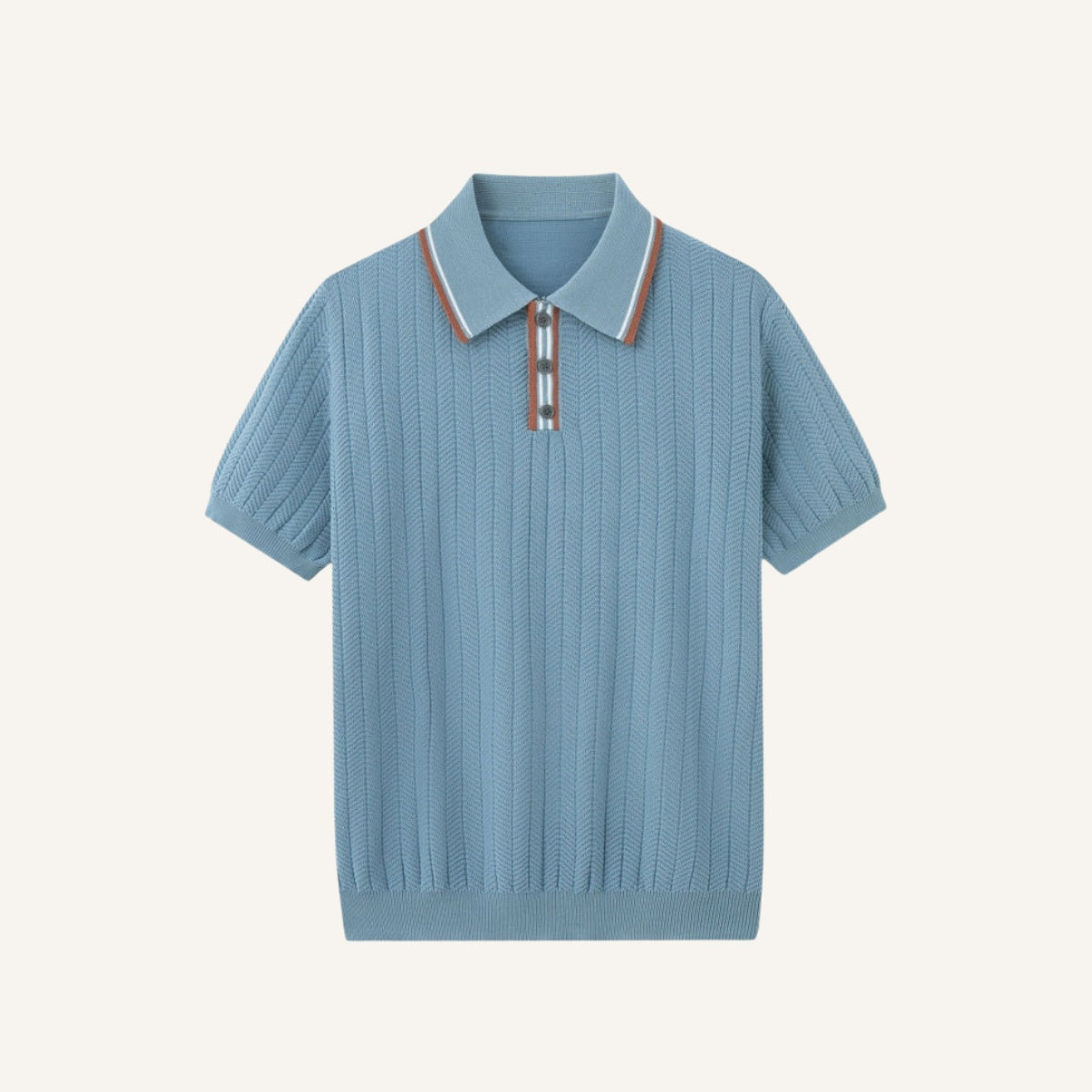 Men's Ribbed Polo Shirt – Loreanni