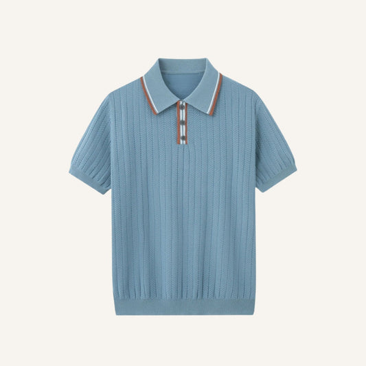 Men's Ribbed Polo Shirt – Loreanni