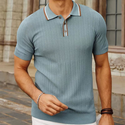Men's Ribbed Polo Shirt – Loreanni