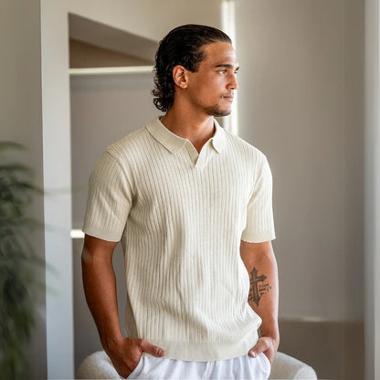 Men's Premium Ribbed Polo Shirt – Sollome