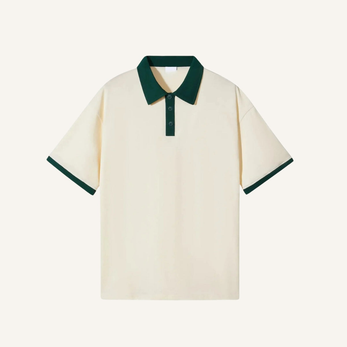 Men's Plain Cotton Polo Shirt – Old Money Vittore