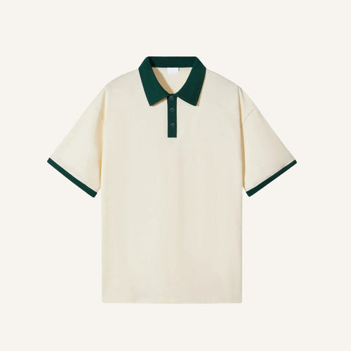 Men's Plain Cotton Polo Shirt – Old Money Vittore