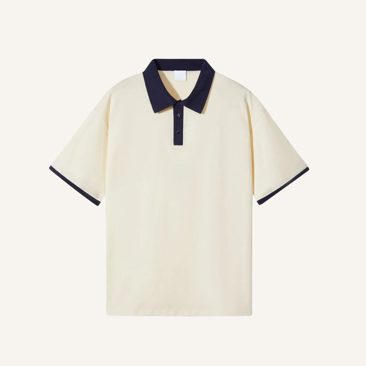 Men's Plain Cotton Polo Shirt – Old Money Vittore