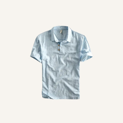 Men's Linen Polo Shirt – Salerno