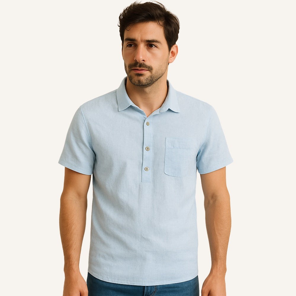 Men's Linen Polo Shirt – Salerno