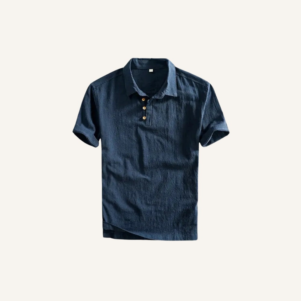 Men's Linen Polo Shirt – Salerno