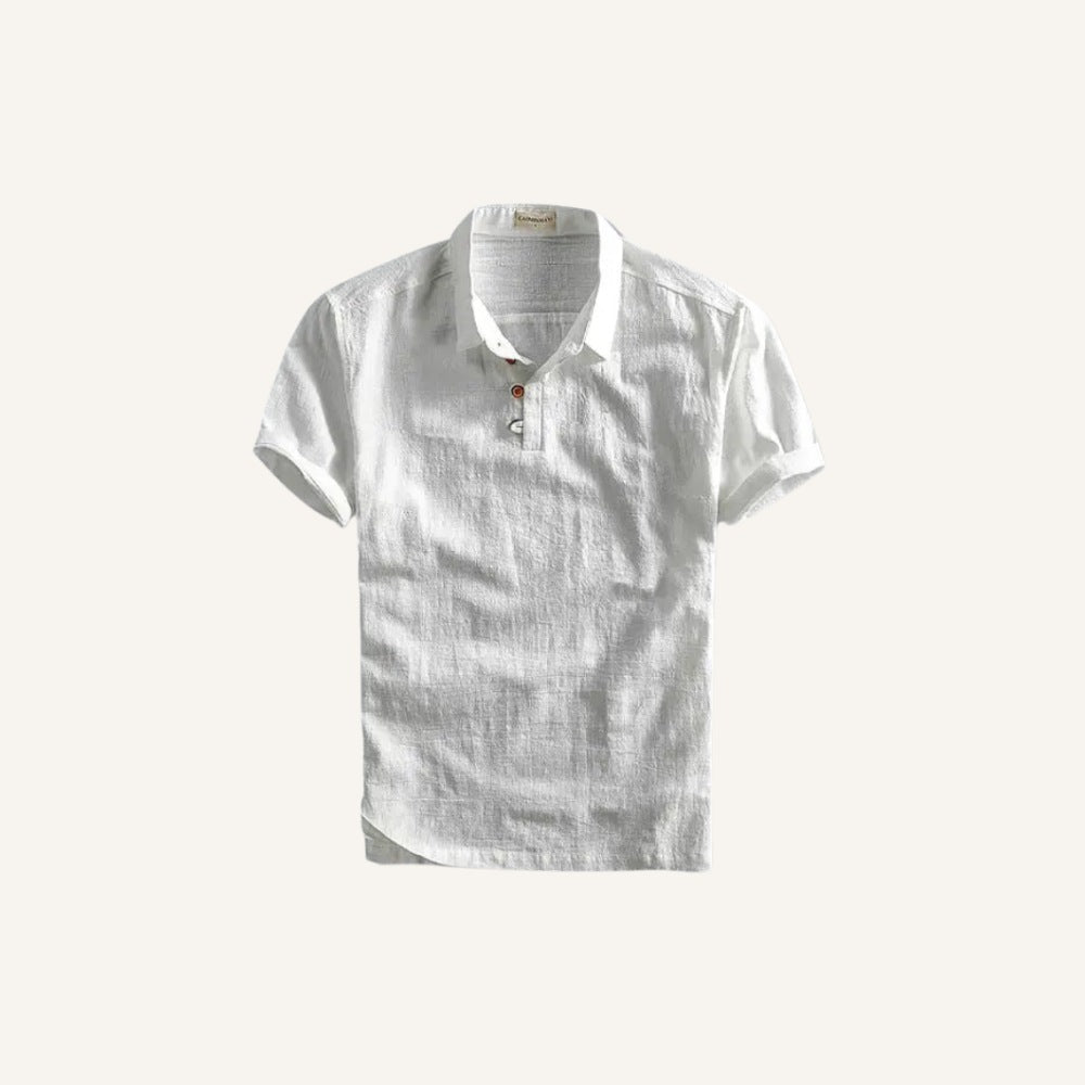 Men's Linen Polo Shirt – Salerno