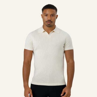 Men's Old Money Knit Polo Shirt – Saville