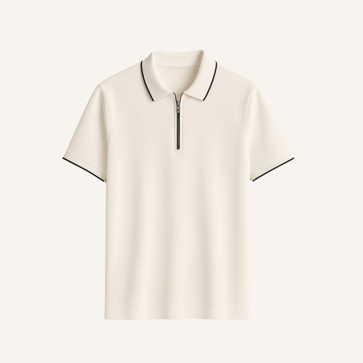 Men's Old Money Zip Polo Shirt – Manttan