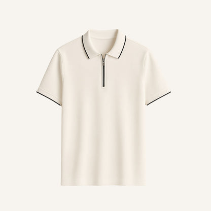 Men's Old Money Zip Polo Shirt – Manttan