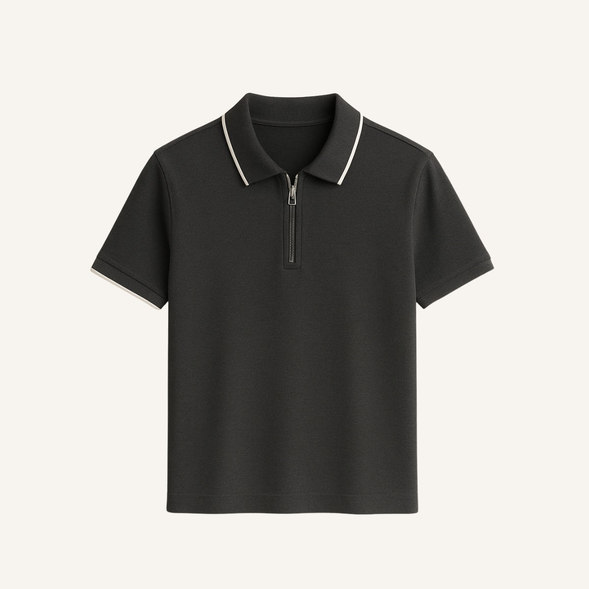 Men's Old Money Zip Polo Shirt – Manttan