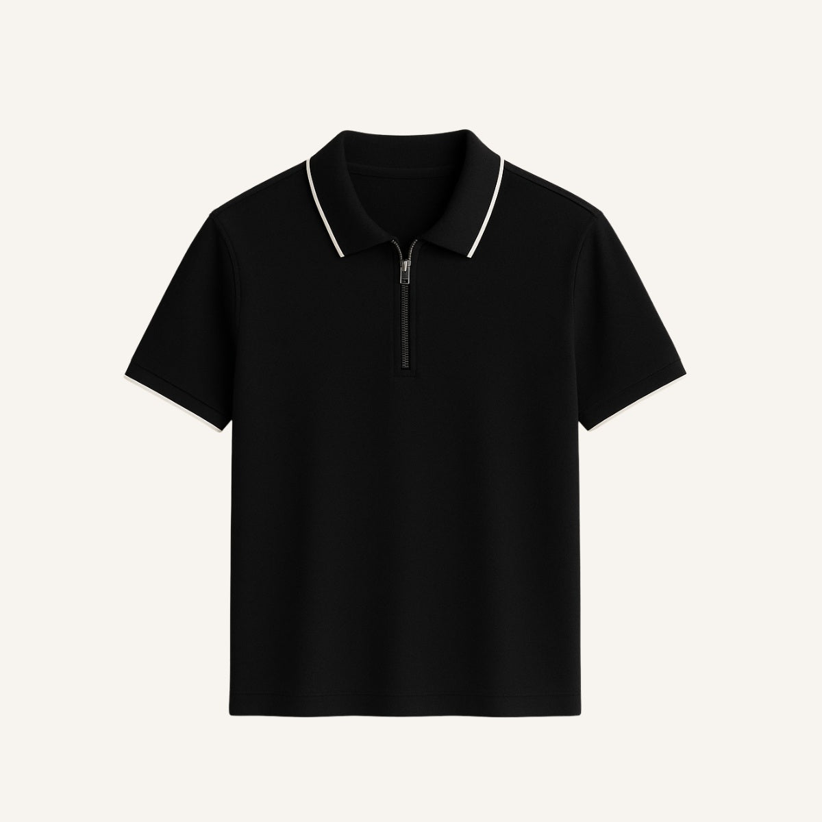 Men's Old Money Zip Polo Shirt – Manttan