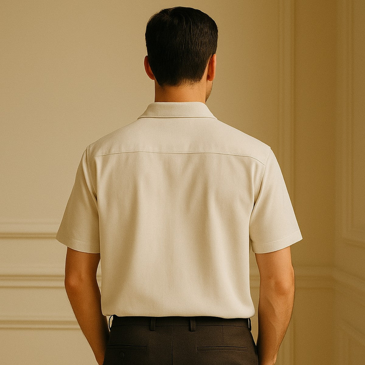 Men's Linen Polo Shirt – Casablanca