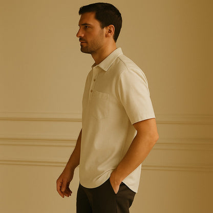 Men's Linen Polo Shirt – Casablanca