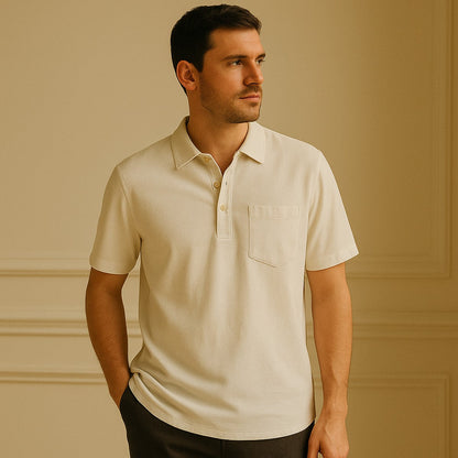 Men's Linen Polo Shirt – Casablanca