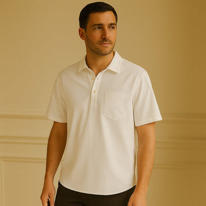 Men's Linen Polo Shirt – Casablanca