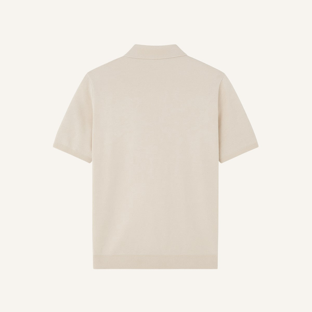 Men's Striped Knit Polo Shirt – Montelle