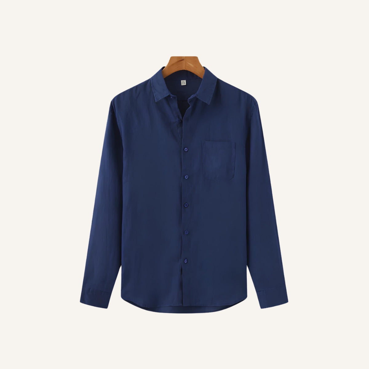 Men's Long Sleeve Linen Shirt – Milford