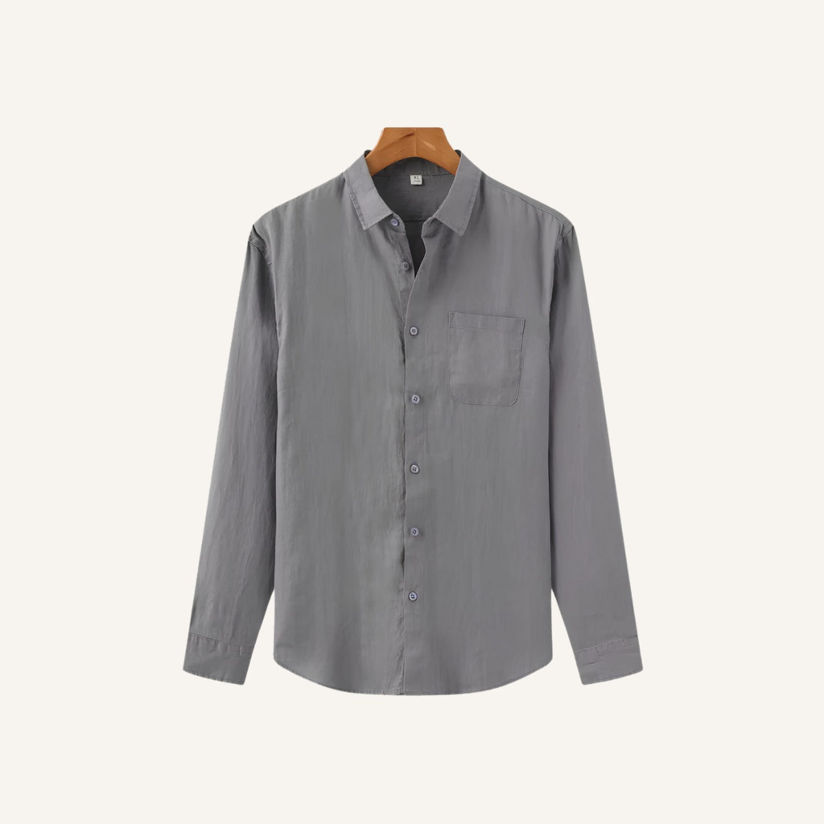 Men's Long Sleeve Linen Shirt – Milford