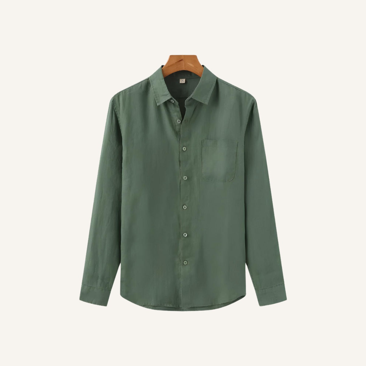 Men's Long Sleeve Linen Shirt – Milford