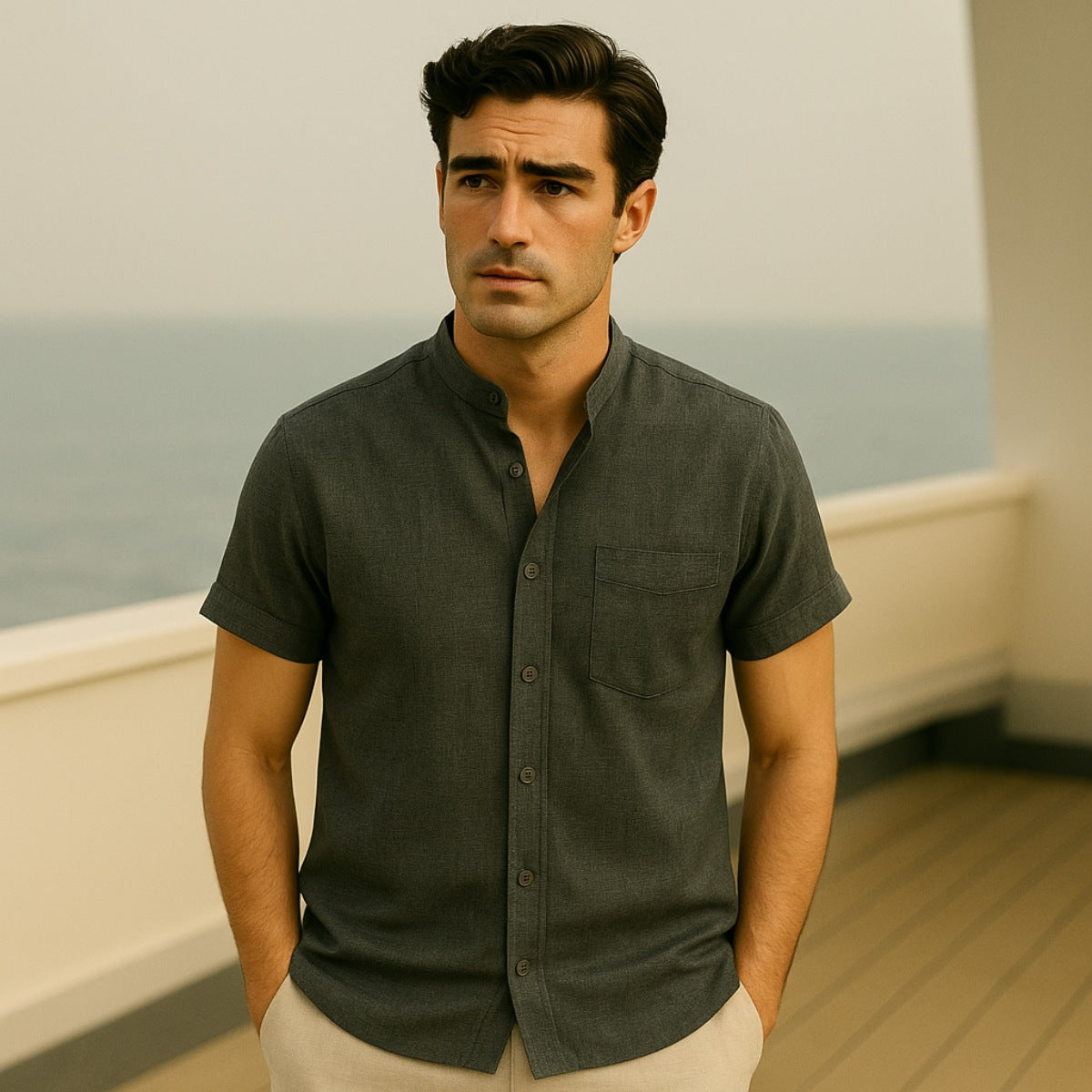 Men's Old Money Linen Shirt – Richelieu