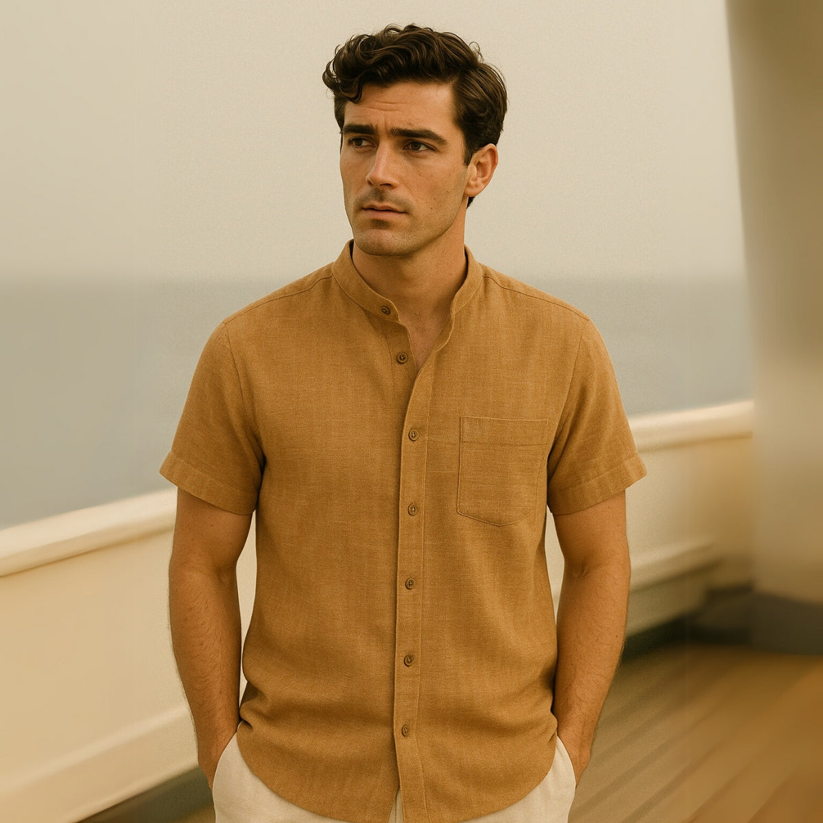 Men's Old Money Linen Shirt – Richelieu