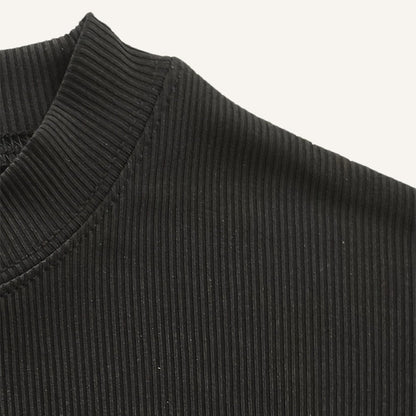 Men's Ribbed High-Neck T-Shirt – Clarence