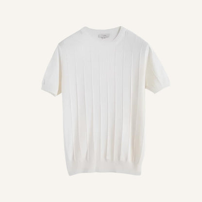 Men's Old Money Textured Knit T-Shirt – Belgrano