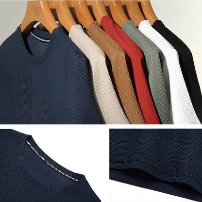 Men's Old Money Textured Basic T-Shirt – Belmont