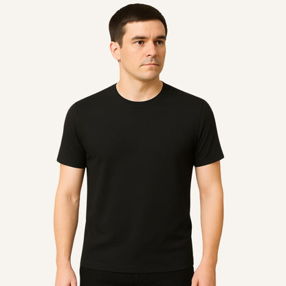 Men's Old Money Textured Basic T-Shirt – Belmont