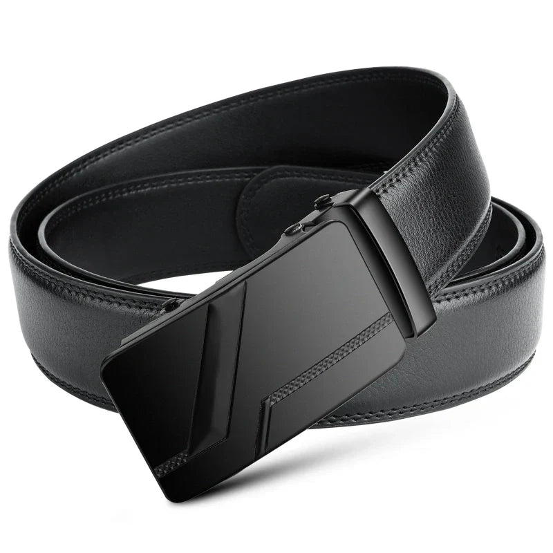 Men's Black Leather Belt –  Eastline Fiarro