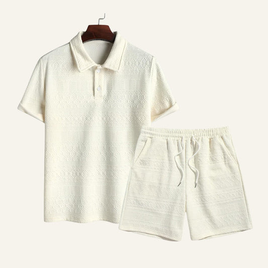 Men's Old Money Set – Jacquard Geometrik