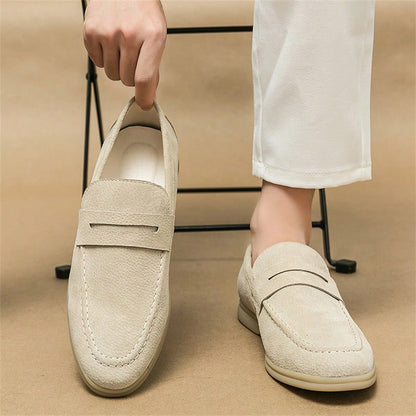 Men's Suede Loafers – Master
