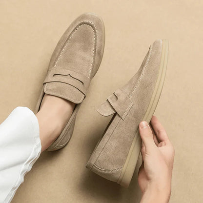 Men's Suede Loafers – Master