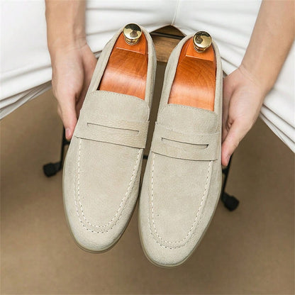 Men's Suede Loafers – Master