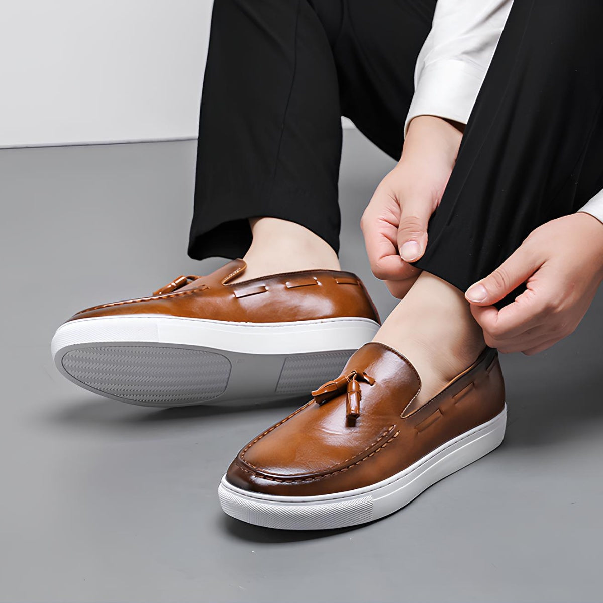 Men's Leather Loafers – Duque