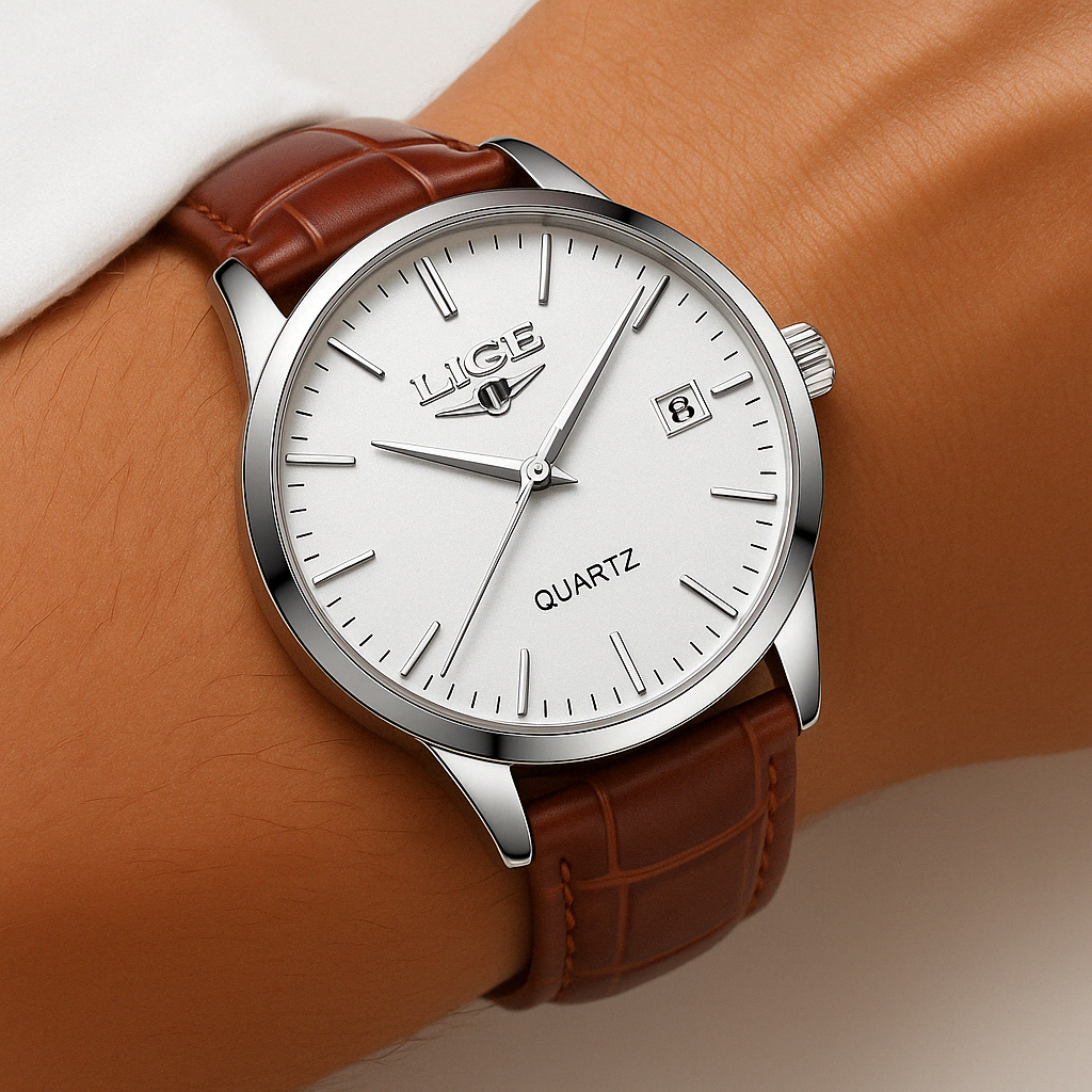 Men's Leather Watch – Santerro