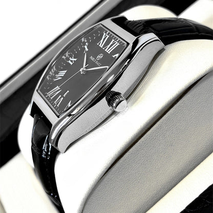 Men's Leather Watch – Raez Tempus