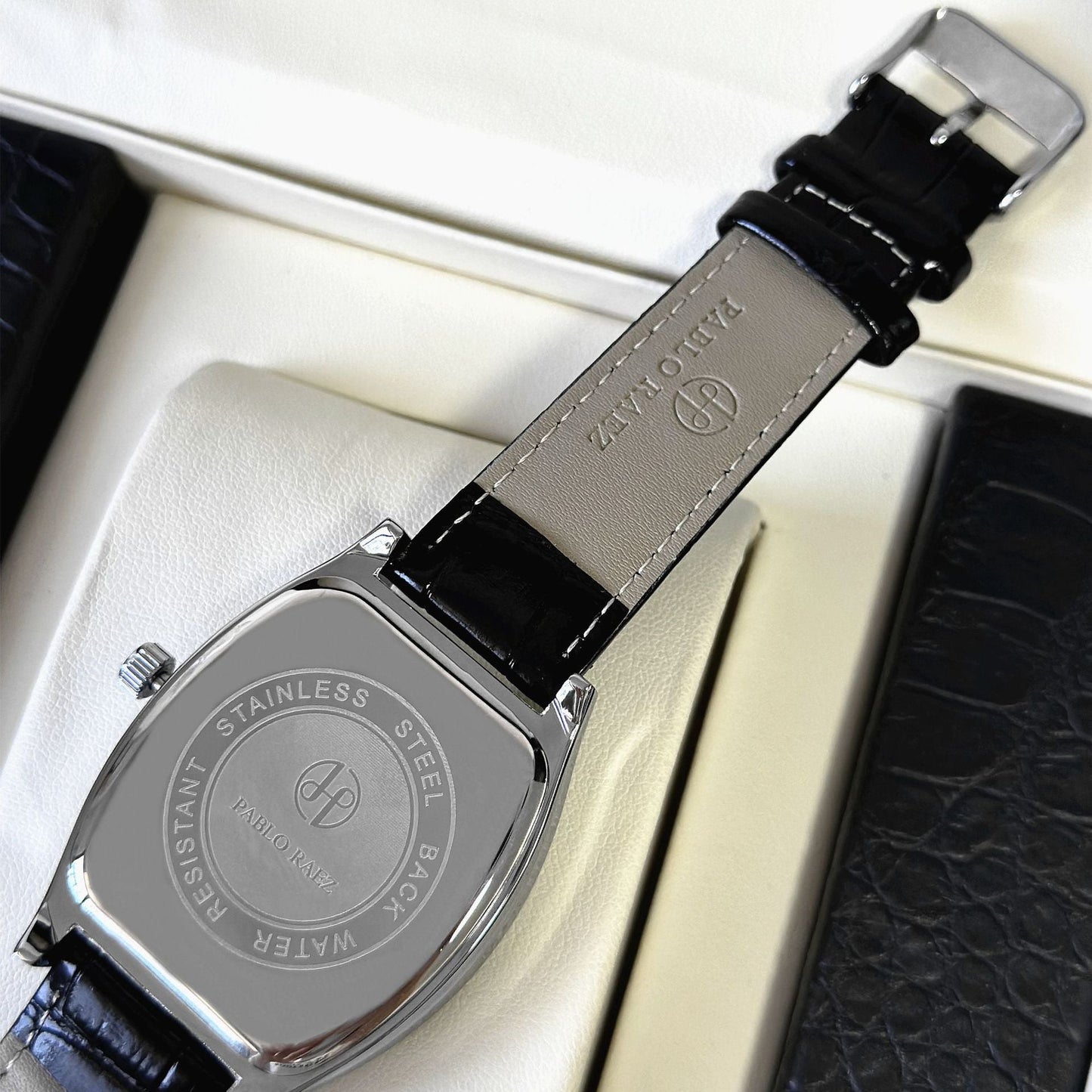 Men's Leather Watch – Raez Tempus