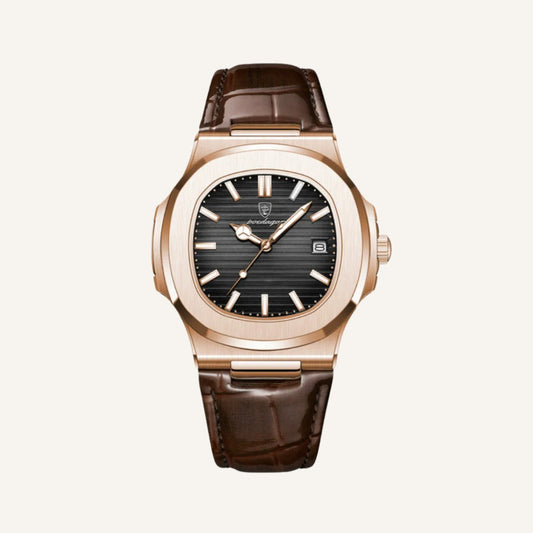 Men's Brown Leather Watch – Eastline Luxe